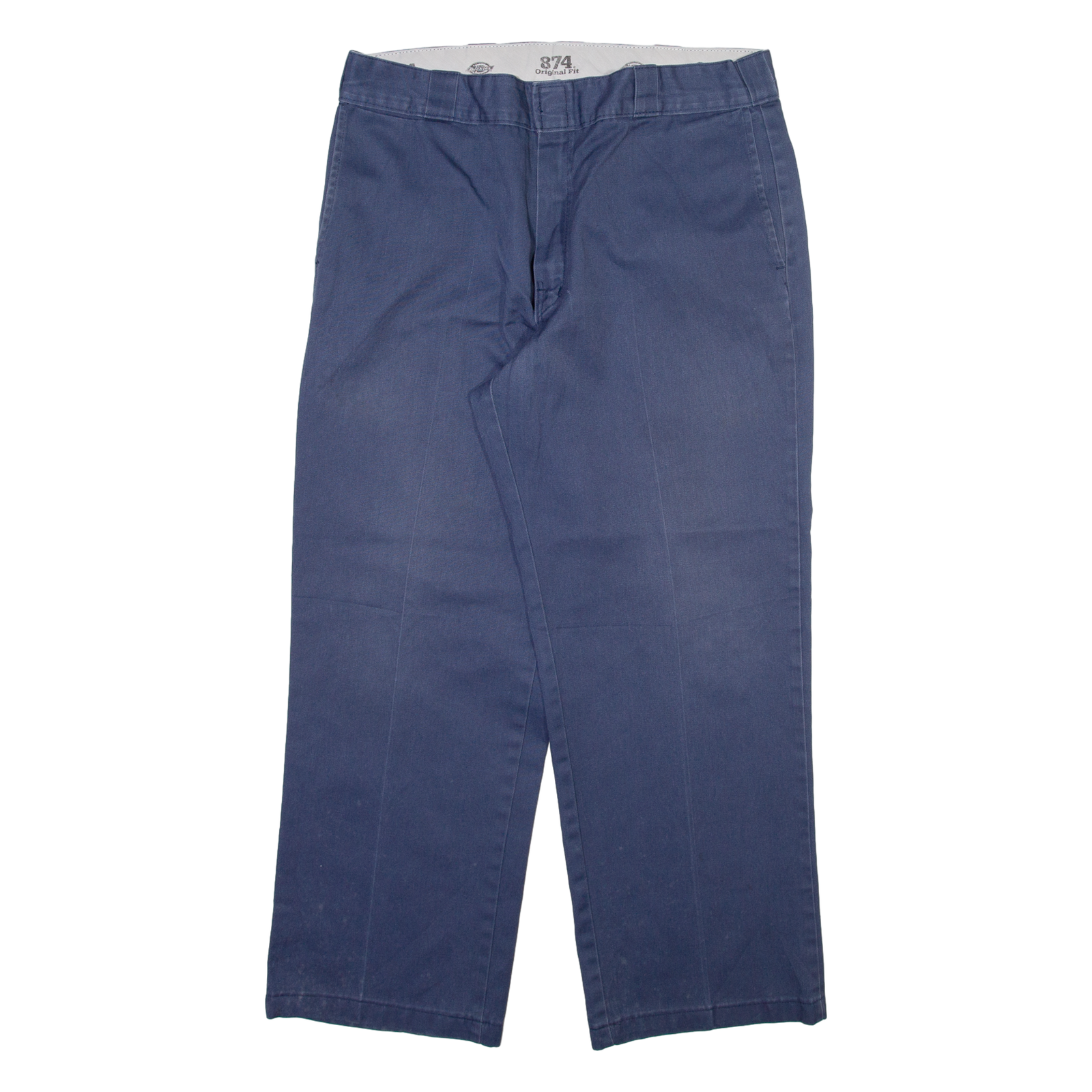 DICKIES Mens Trousers Blue Relaxed Straight W34 L27 Refurbished - N/A refurbished available on Cerqular