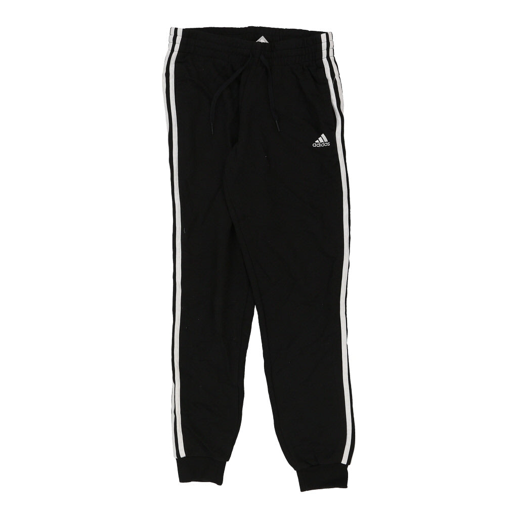 Adidas Joggers - Small Black Cotton Blend Refurbished - Thrifted (note: this is a term often used to describe second- refurbished available on Cerqular