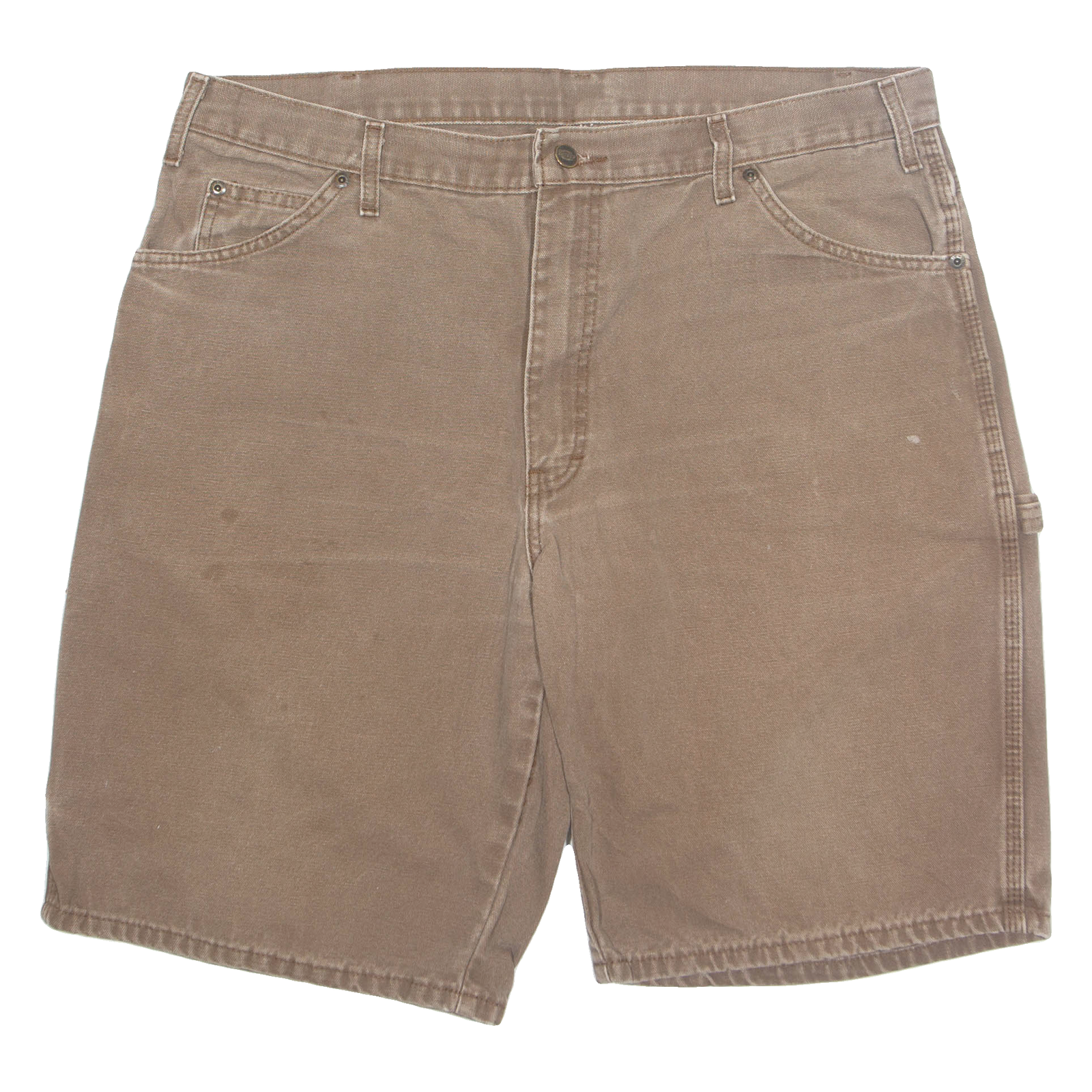 DICKIES Carpenter Mens Workwear Shorts Brown XL W37 Refurbished - N/A refurbished available on Cerqular