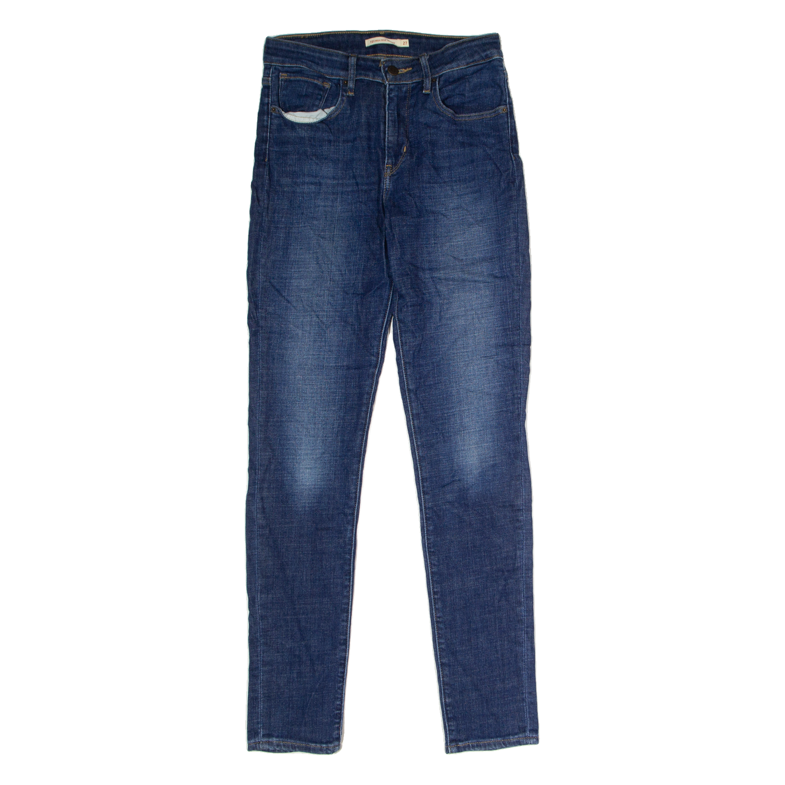 LEVI'S 721 High Rise Womens Jeans Blue Regular Skinny Stone Wash W27 L32 Refurbished - N/A refurbished available on Cerqular