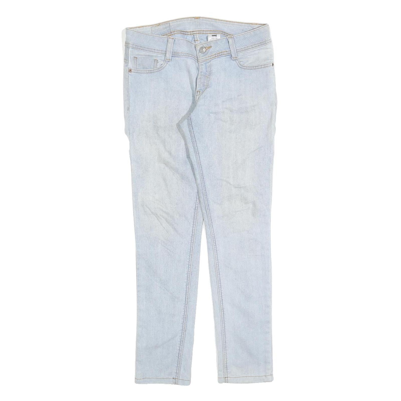 LEVI'S Womens Jeans Blue Slim Skinny Denim Light W29 L29 Zip 105 Model Refurbished - N/A refurbished available on Cerqular
