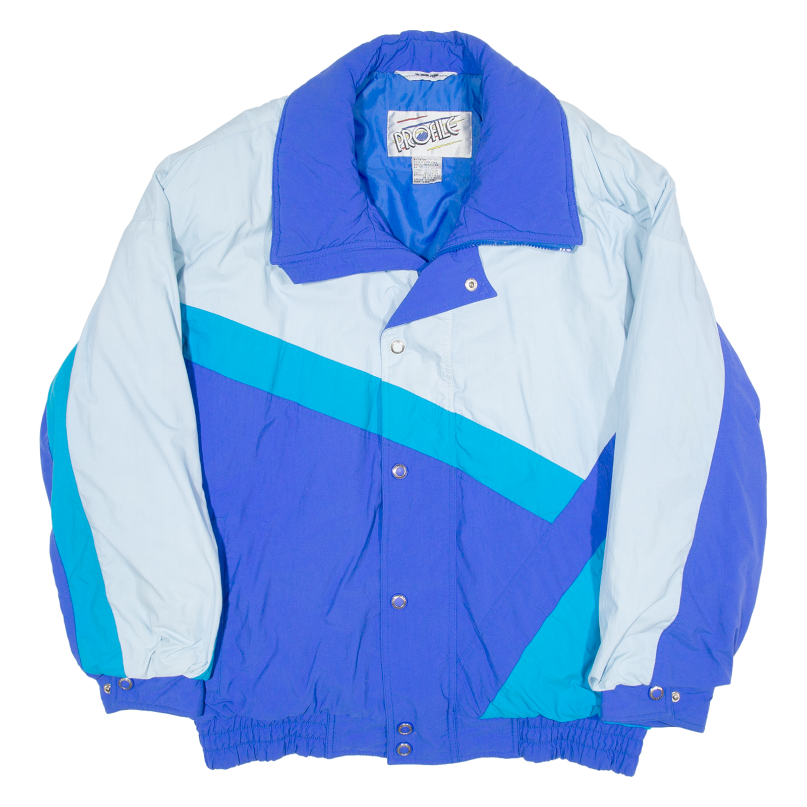 PROFILE Mens Jacket Blue Nylon L Refurbished - N/A refurbished available on Cerqular
