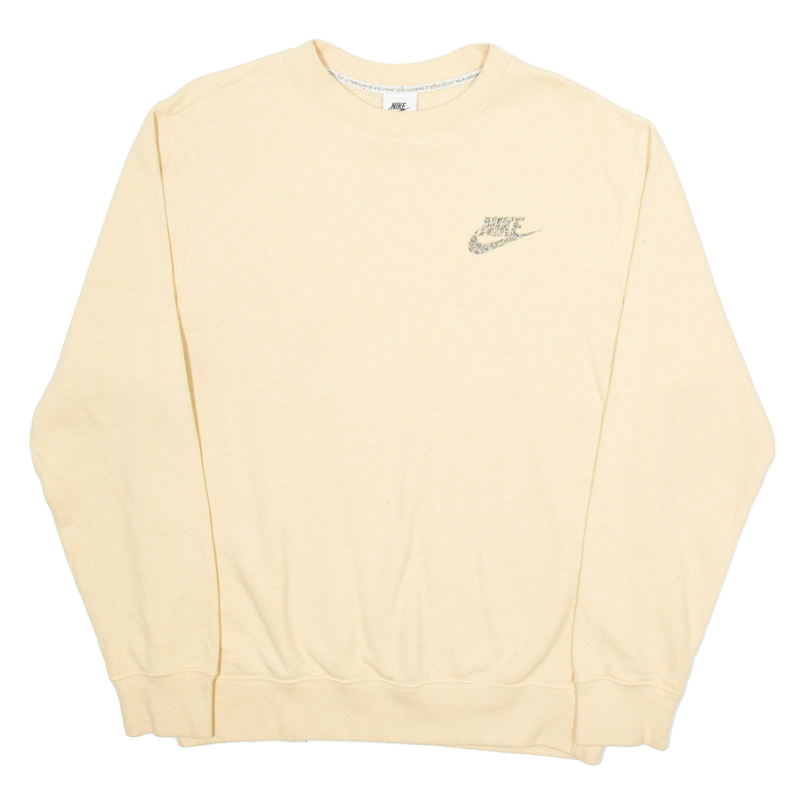 NIKE Mens Sweatshirt Beige S Refurbished - N/A refurbished available on Cerqular