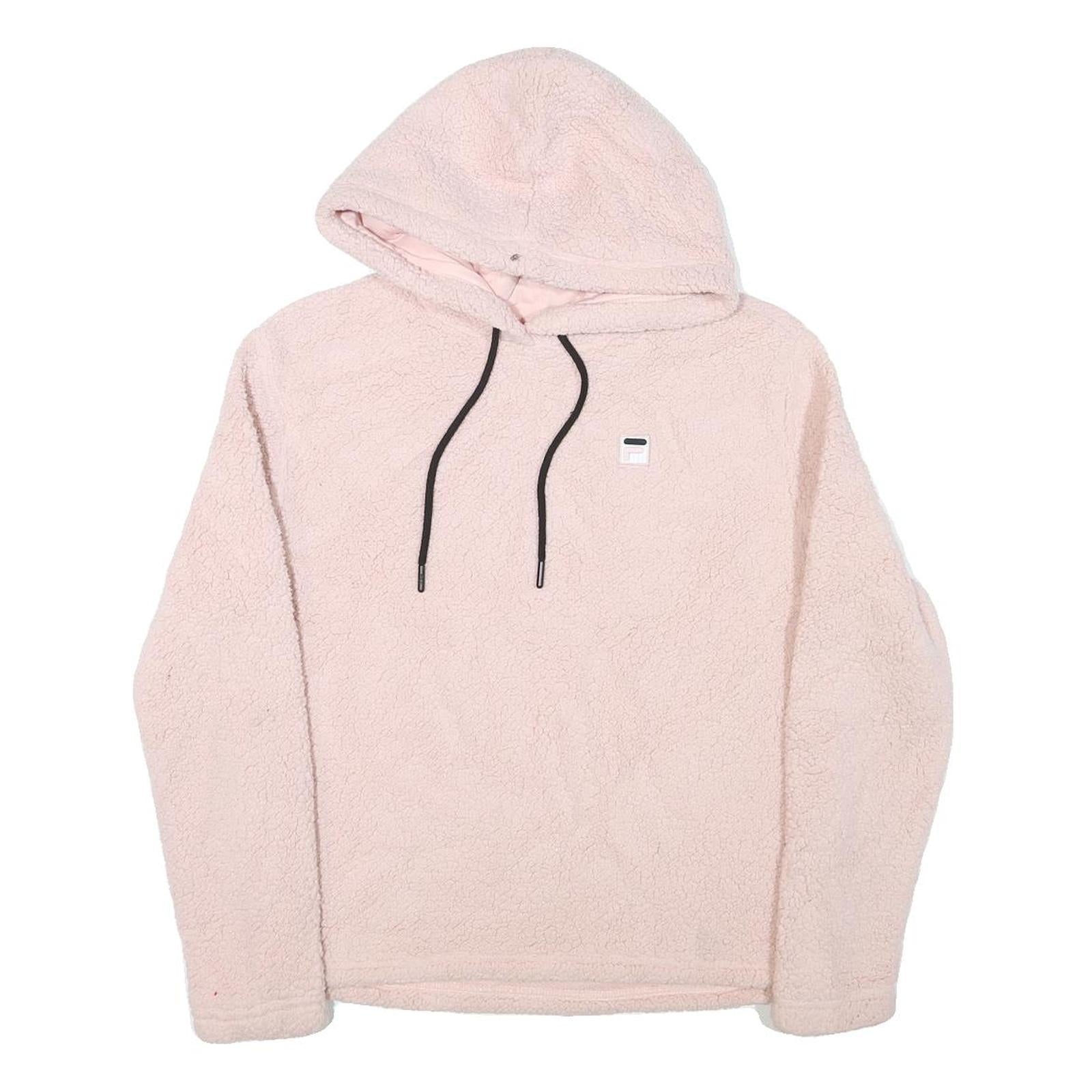 NFL Womens Pink Hoodie S Soft Sherpa Plush Fleece Drawstring Hood Refurbished - N/A refurbished available on Cerqular