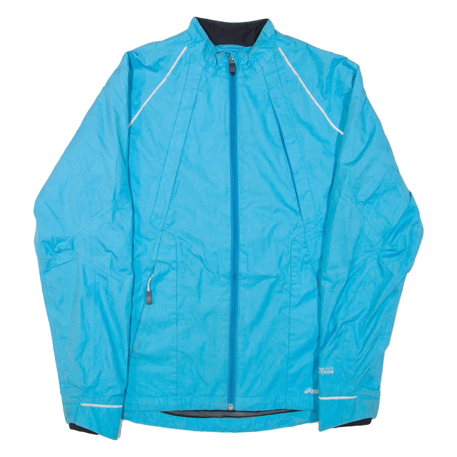 ASICS NYC Marathon 2009 Mens Track Jacket Blue M Refurbished - N/A refurbished available on Cerqular