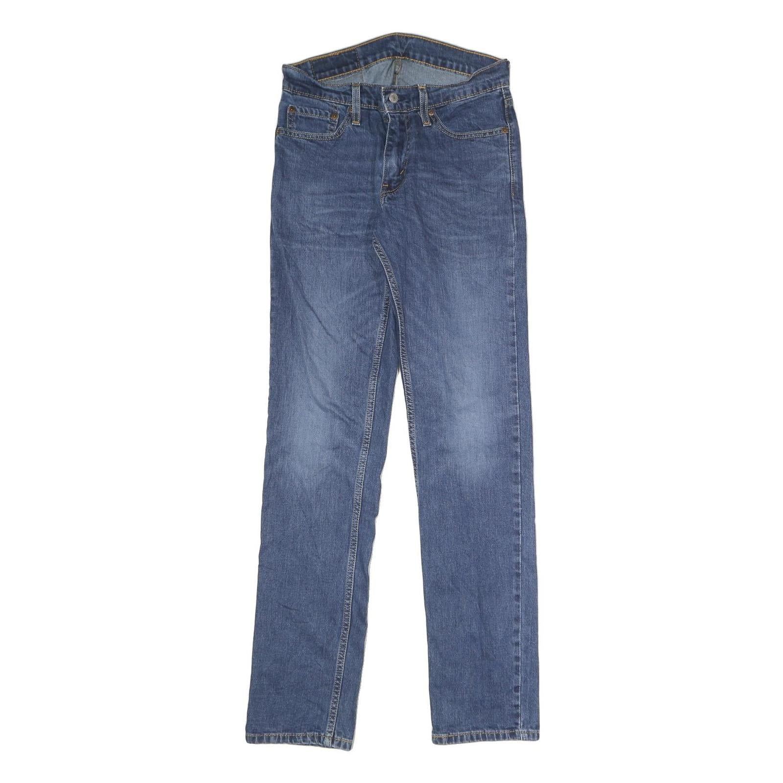 LEVI'S 511 Mens Jeans Blue Slim Straight Denim Medium W27 L31 Stylish Zip Refurbished - N/A refurbished available on Cerqular