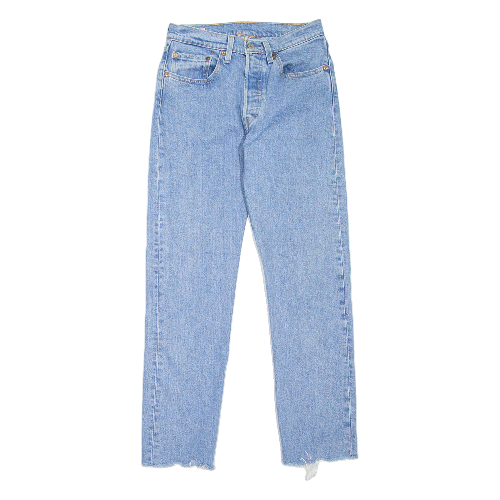 LEVI'S 501 BIG E Jeans Womens Blue Regular Straight W26 L28 Refurbished - N/A refurbished available on Cerqular