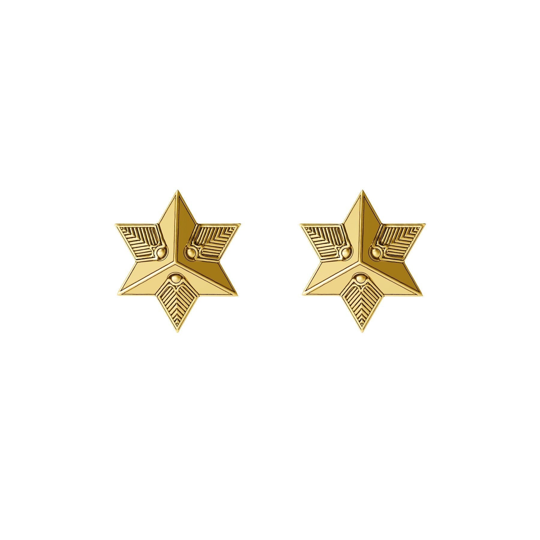 Star Studs Gold | Size: 0.4 inch Refurbished - N/A (There is no well-known brand by the name "A refurbished available on Cerqular