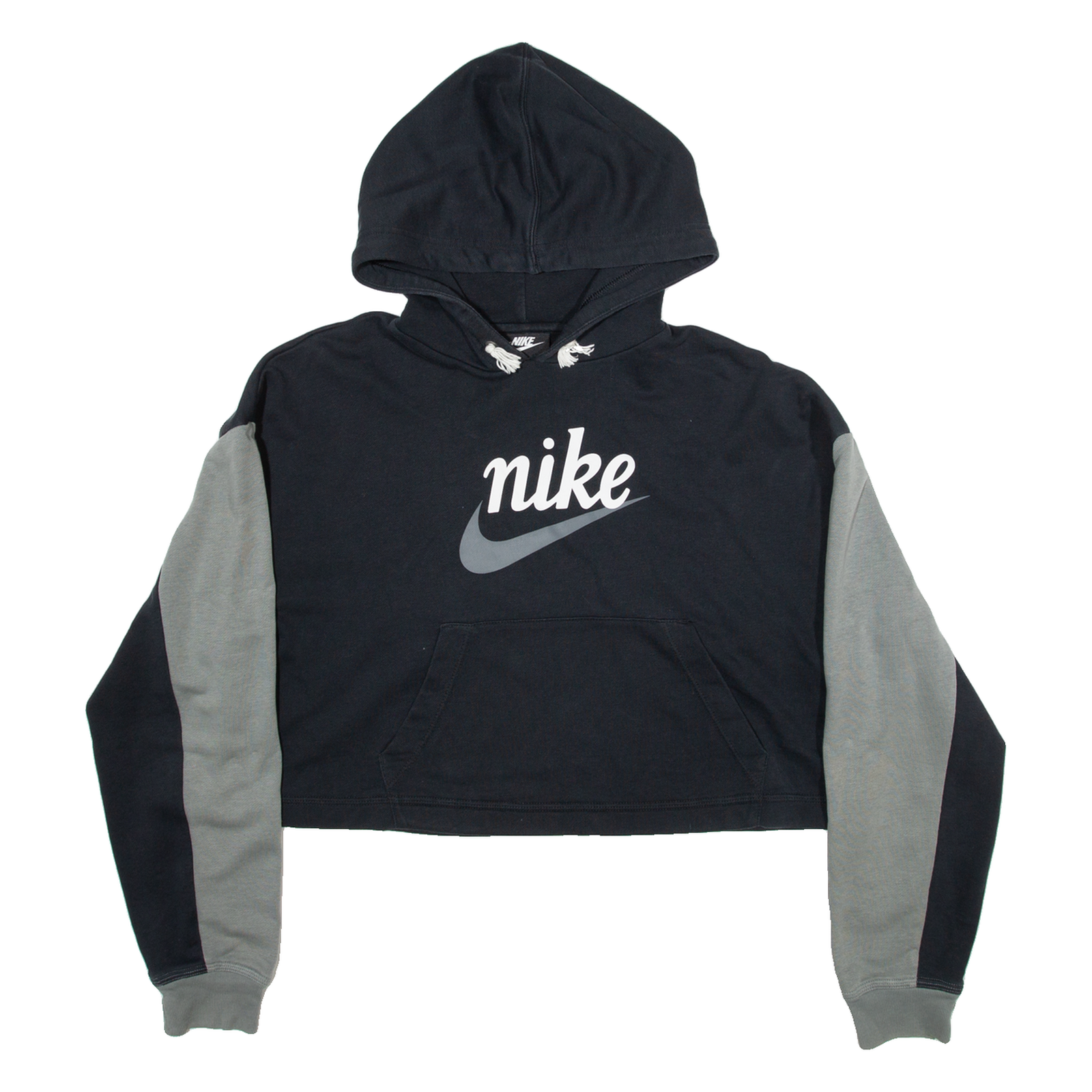 Buy NIKE Cropped Womens Black Hoodie M Refurbished - $36.39 NIKE Cropped Womens Black Hoodie M Refurbished - N/A refurbished available on Cerqular