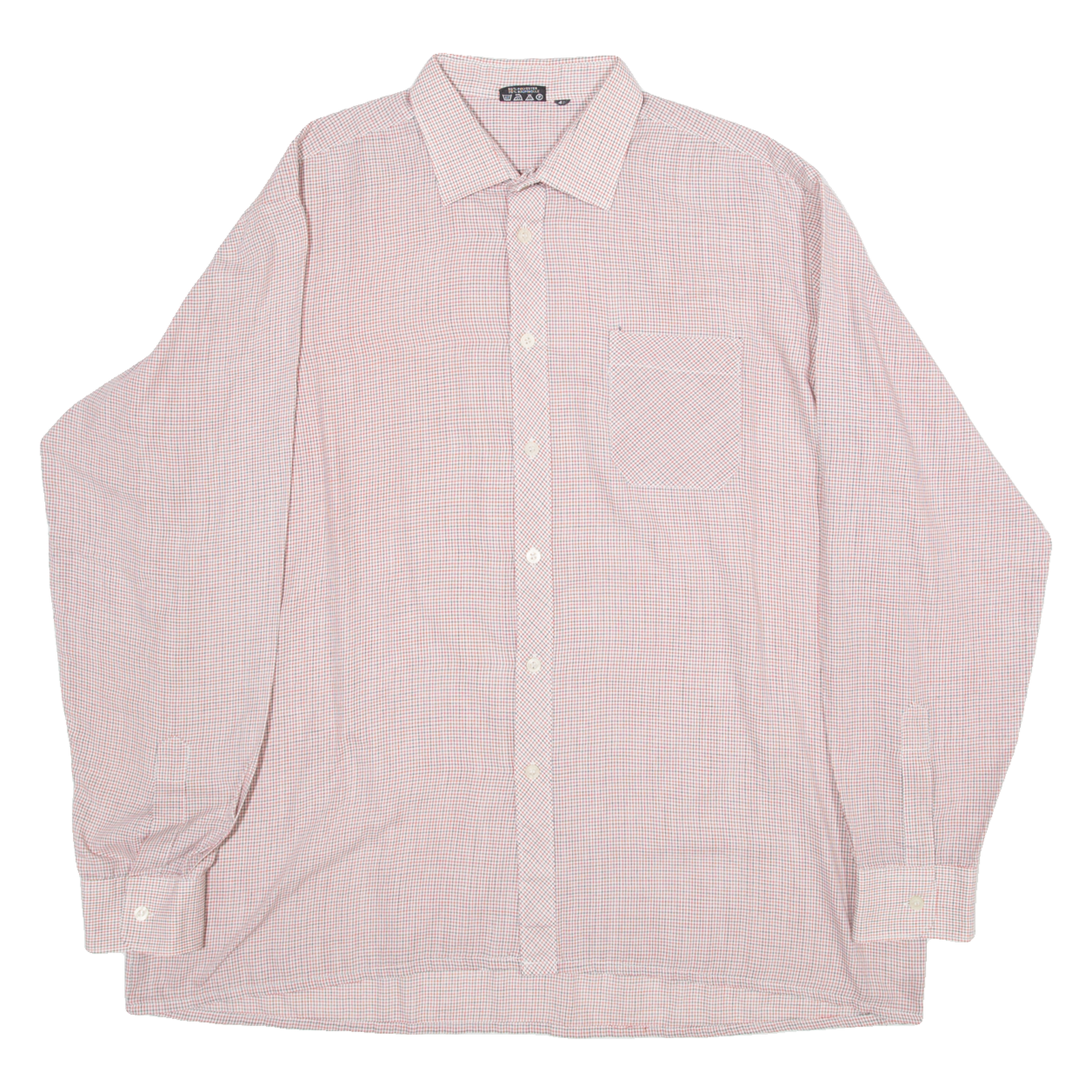 SPORTHEMD Mens Shirt Red Check Long Sleeve XL Refurbished - N/A refurbished available on Cerqular