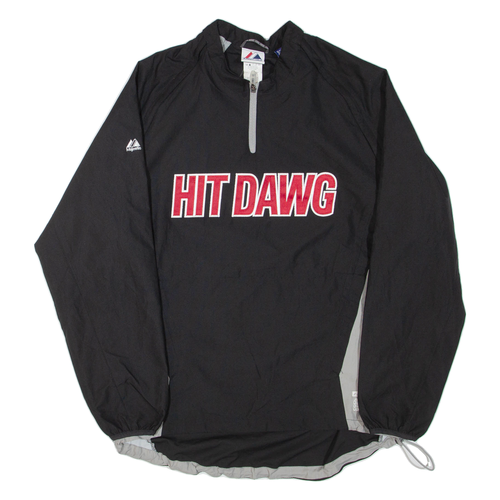 MAJESTIC Mens Pullover Jacket Black S Refurbished - N/A refurbished available on Cerqular