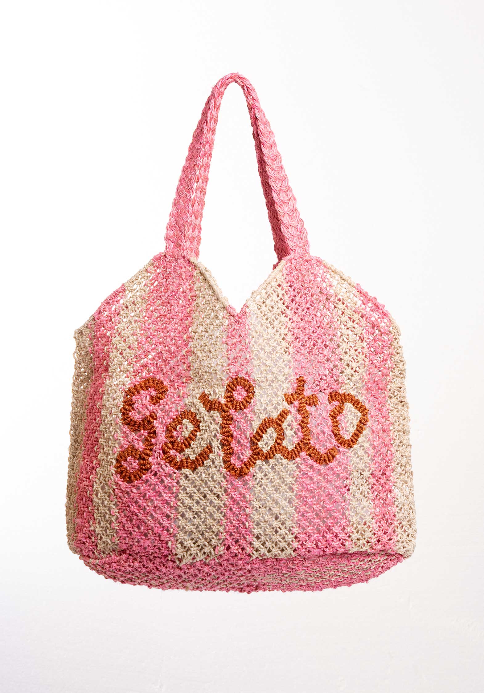 Beach Bag Drew Gelato Rose | Color: ROSE | Size: DREW Refurbished - Rue Madame is a known brand, and the standardized name is " refurbished available on Cerqular