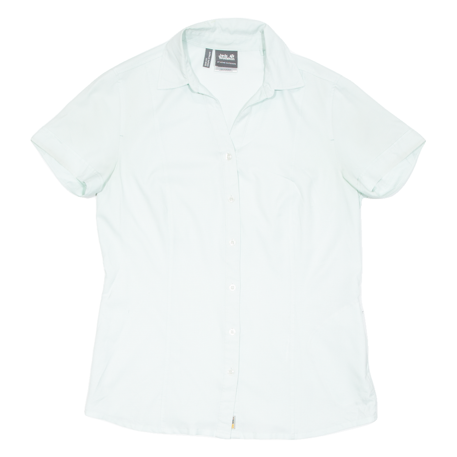 JACK WOLFSKIN Womens Shirt Blue Check UK 12 Refurbished - N/A refurbished available on Cerqular