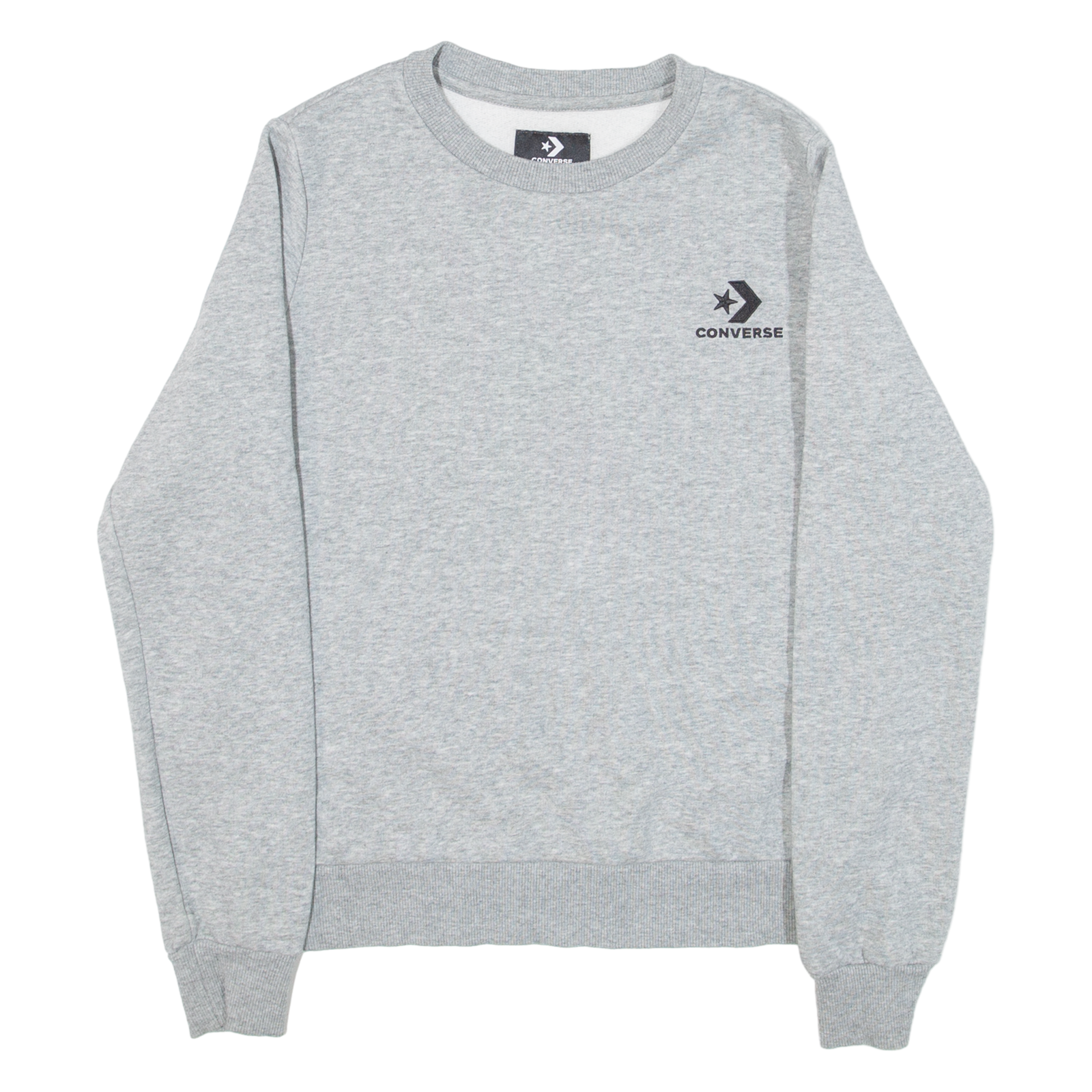 CONVERSE Womens Sweatshirt Grey S Refurbished - N/A refurbished available on Cerqular