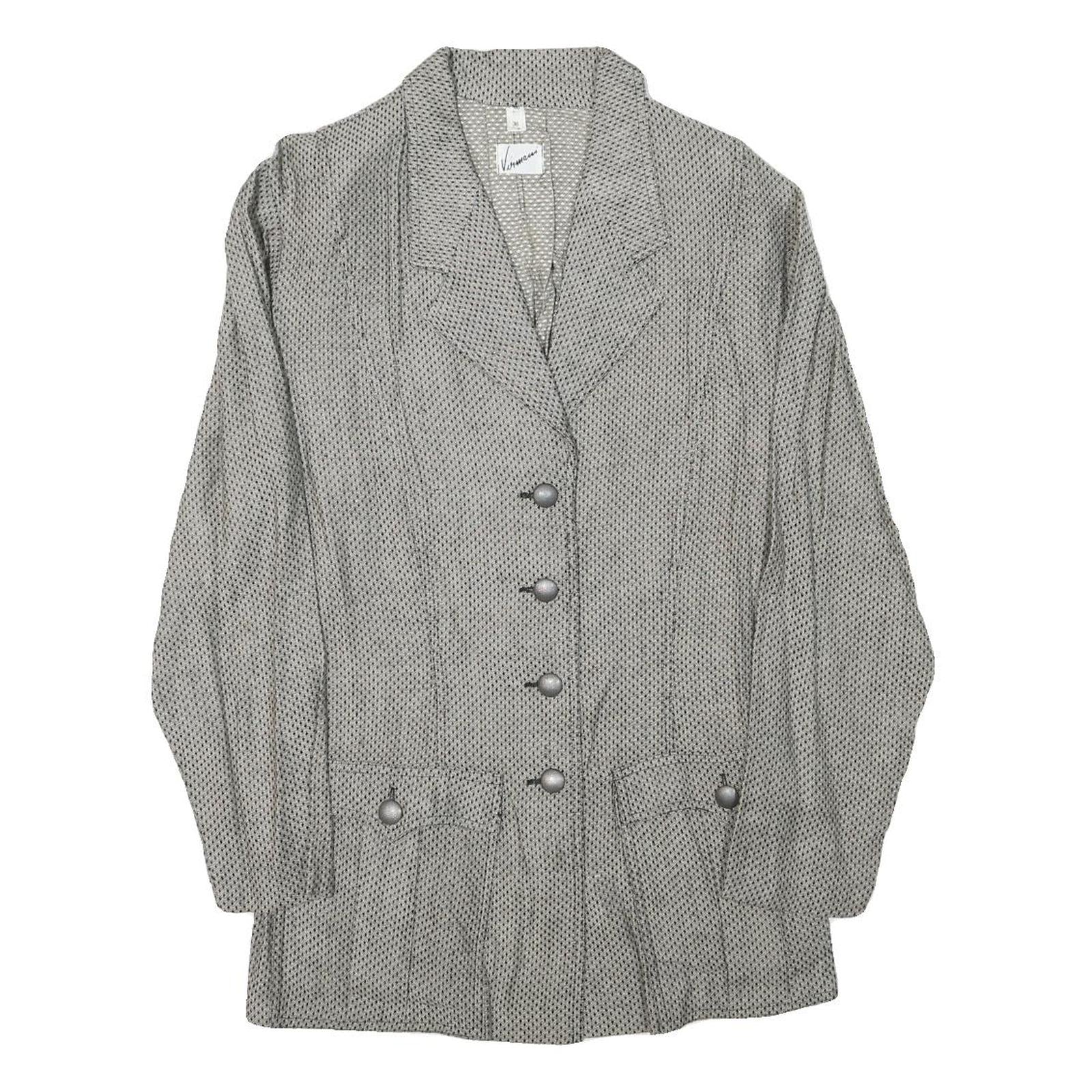 Buy VITAMIN Mens Grey Linen Blend Jacket S Button Plain Lightweight Stylish Vintage Refurbished - $48.09 VITAMIN Mens Grey Linen Blend Jacket S Button Plain Lightweight Stylish Vintage Refurbished - N/A refurbished available on Cerqular
