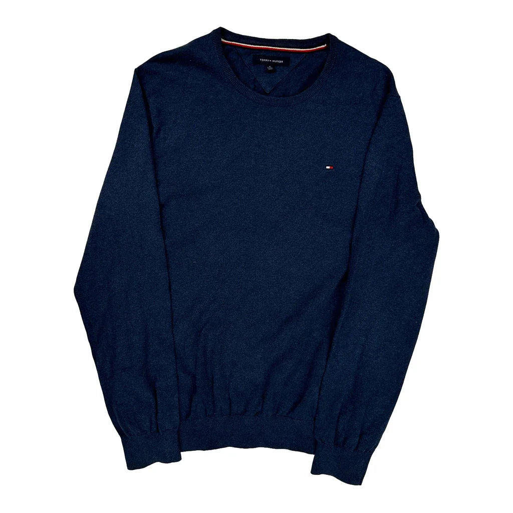 Buy Tommy Hilfiger Jumper - XL Blue Cotton Refurbished - $37.51 Tommy Hilfiger Jumper - XL Blue Cotton Refurbished - Thrifted (note: this is a term often used to describe second- refurbished available on Cerqular