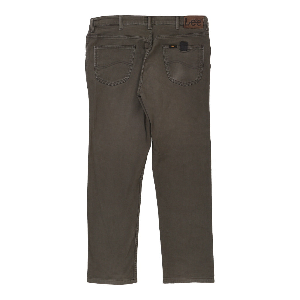Buy Lee Jeans - 38W 30L Brown Cotton Refurbished - $10.04 Lee Jeans - 38W 30L Brown Cotton Refurbished - Thrifted (note: this is a term often used to describe second- refurbished available on Cerqular
