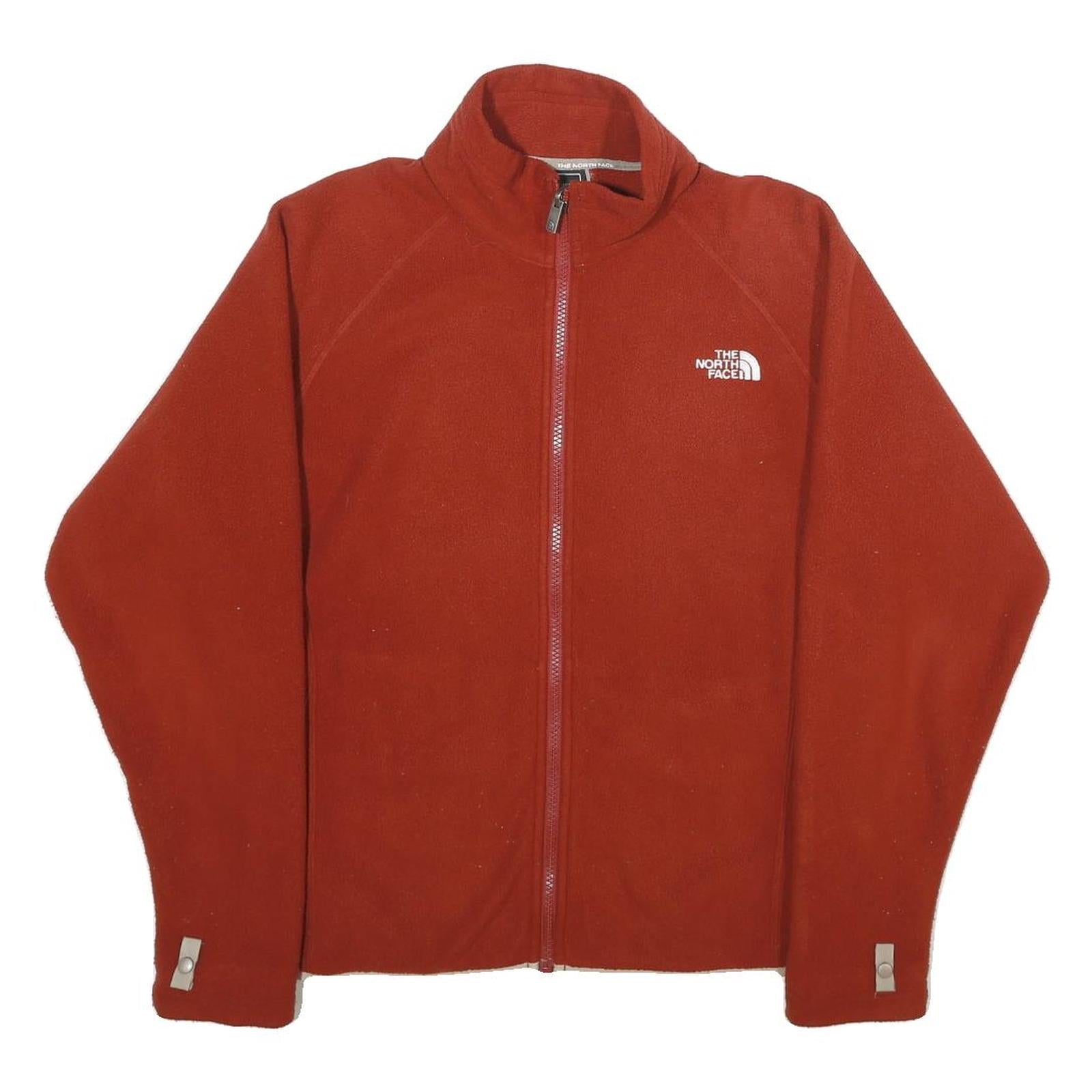THE NORTH FACE Womens Red Jacket S Polyester Plain Zip Outdoor Casual Refurbished - N/A refurbished available on Cerqular