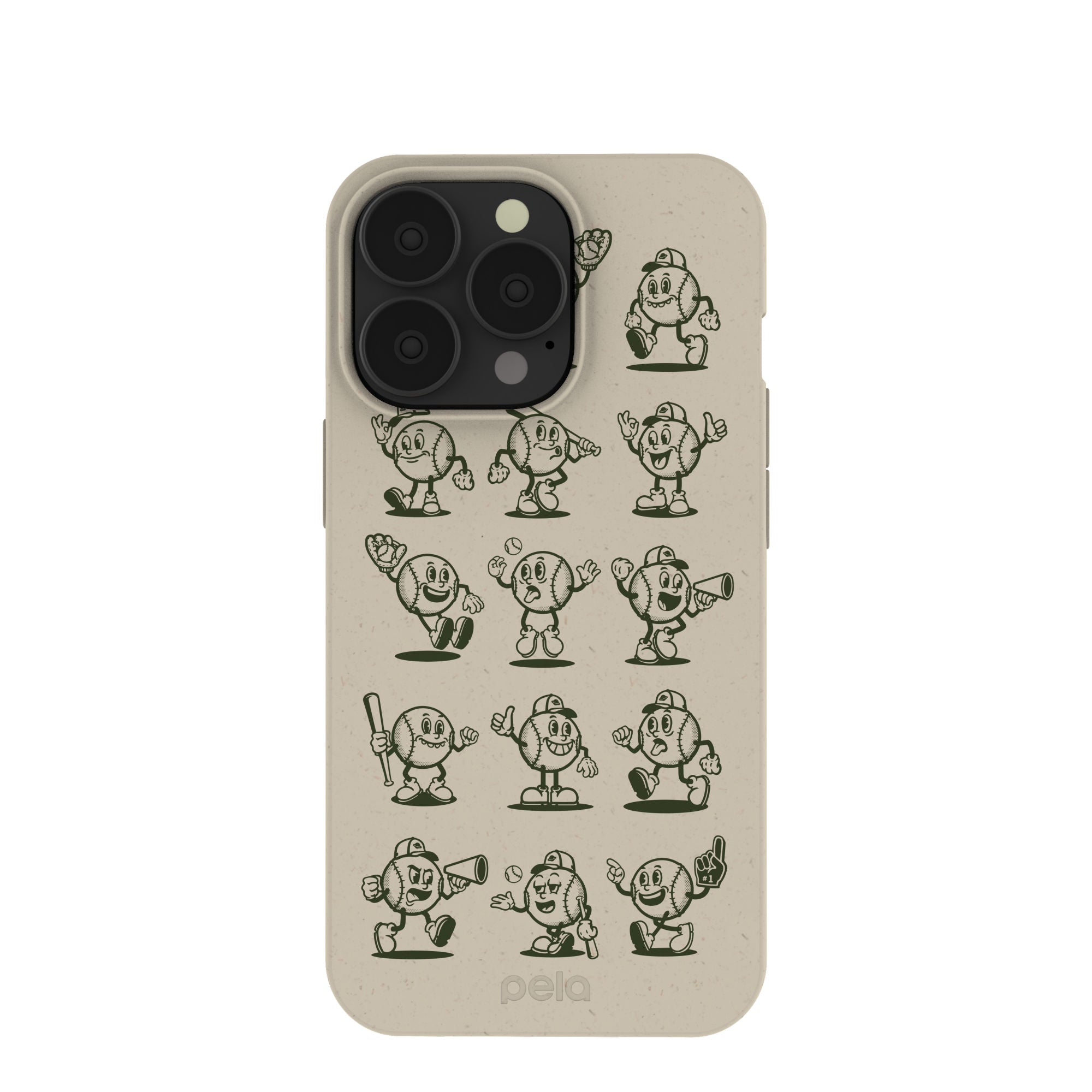 London Fog Lets Play Ball iPhone 13 Pro Case Refurbished - Pela Case refurbished available on Cerqular