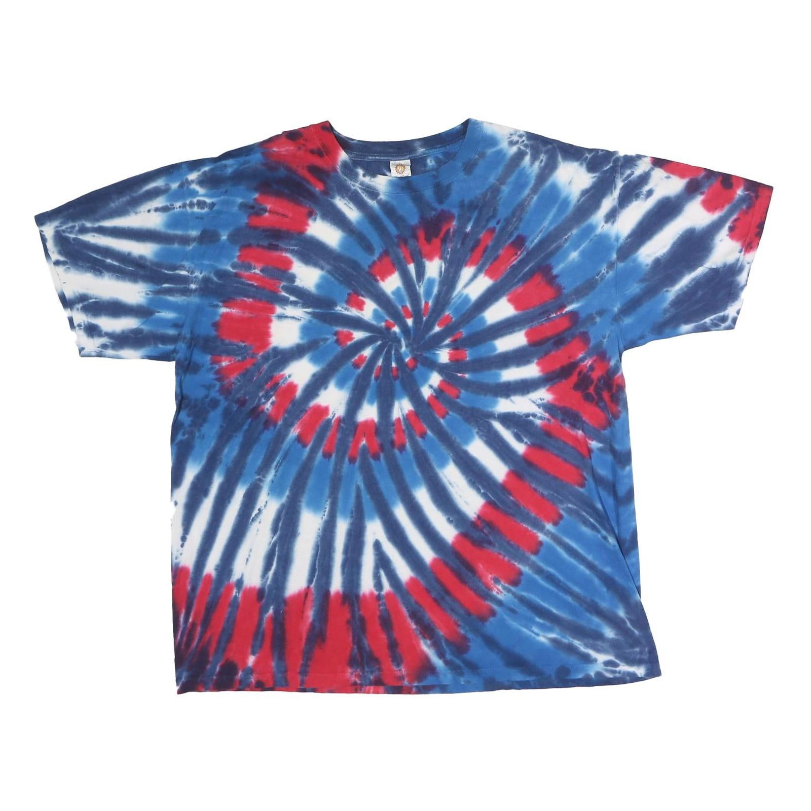 Buy SUNDOG Mens Blue & Red Tie Dye T-Shirt XL Short Sleeve Crew Neck Classic Cotton Refurbished - $15.59 SUNDOG Mens Blue & Red Tie Dye T-Shirt XL Short Sleeve Crew Neck Classic Cotton Refurbished - N/A refurbished available on Cerqular