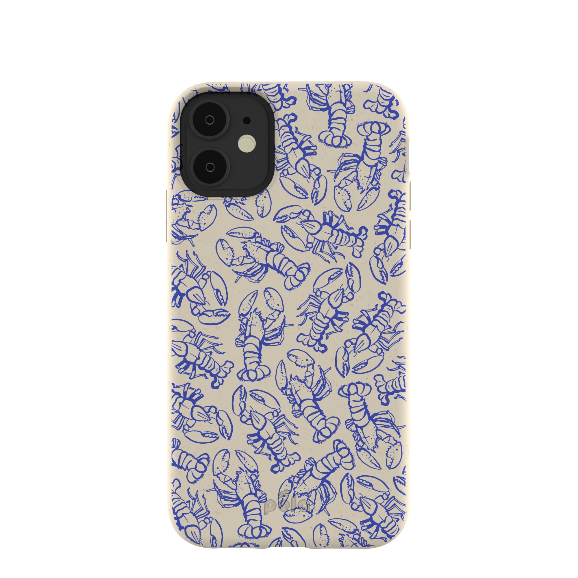 London Fog Blue Lobster iPhone 11 Case Refurbished - Pela Case refurbished available on Cerqular