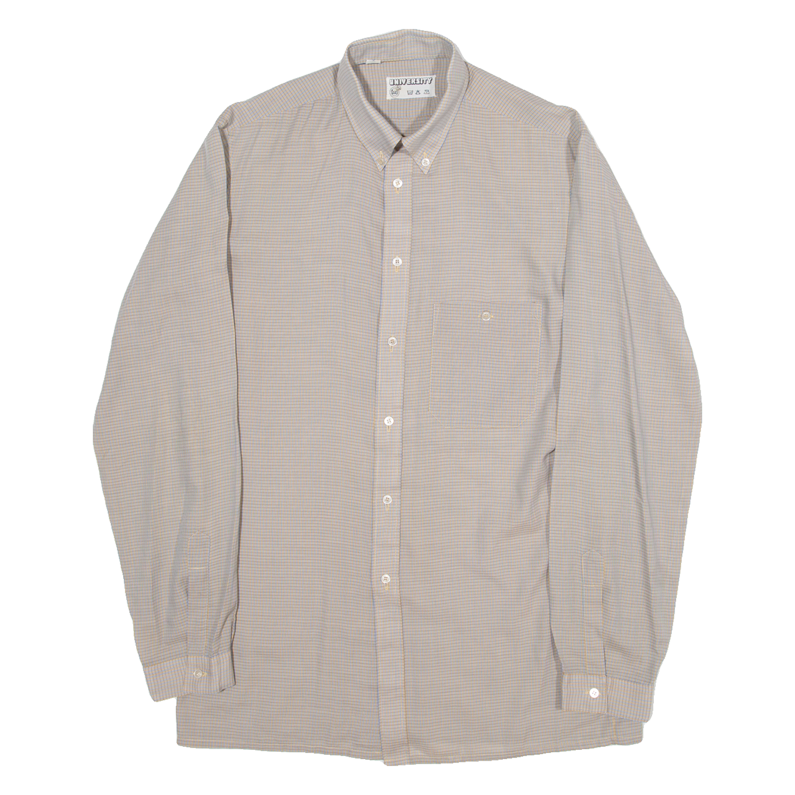 Buy UNIVERSITY Mens Shirt Brown Gingham Long Sleeve M Refurbished - $10.91 UNIVERSITY Mens Shirt Brown Gingham Long Sleeve M Refurbished - N/A refurbished available on Cerqular