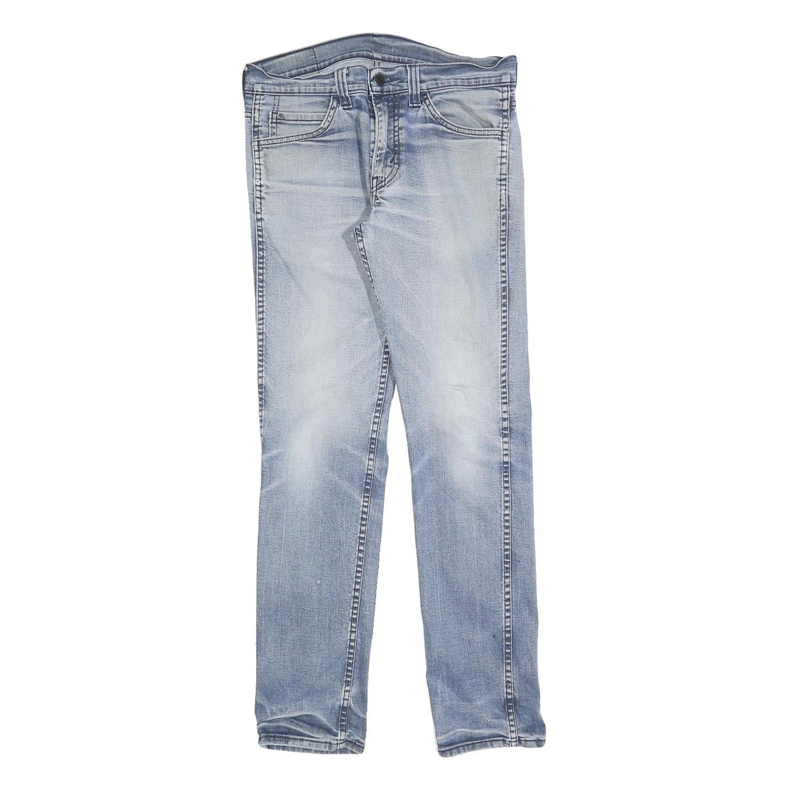 LEVI'S 511 Slim Mens Jeans Blue Slim Skinny Denim Light W30 L32 Casual Wear Refurbished - N/A refurbished available on Cerqular