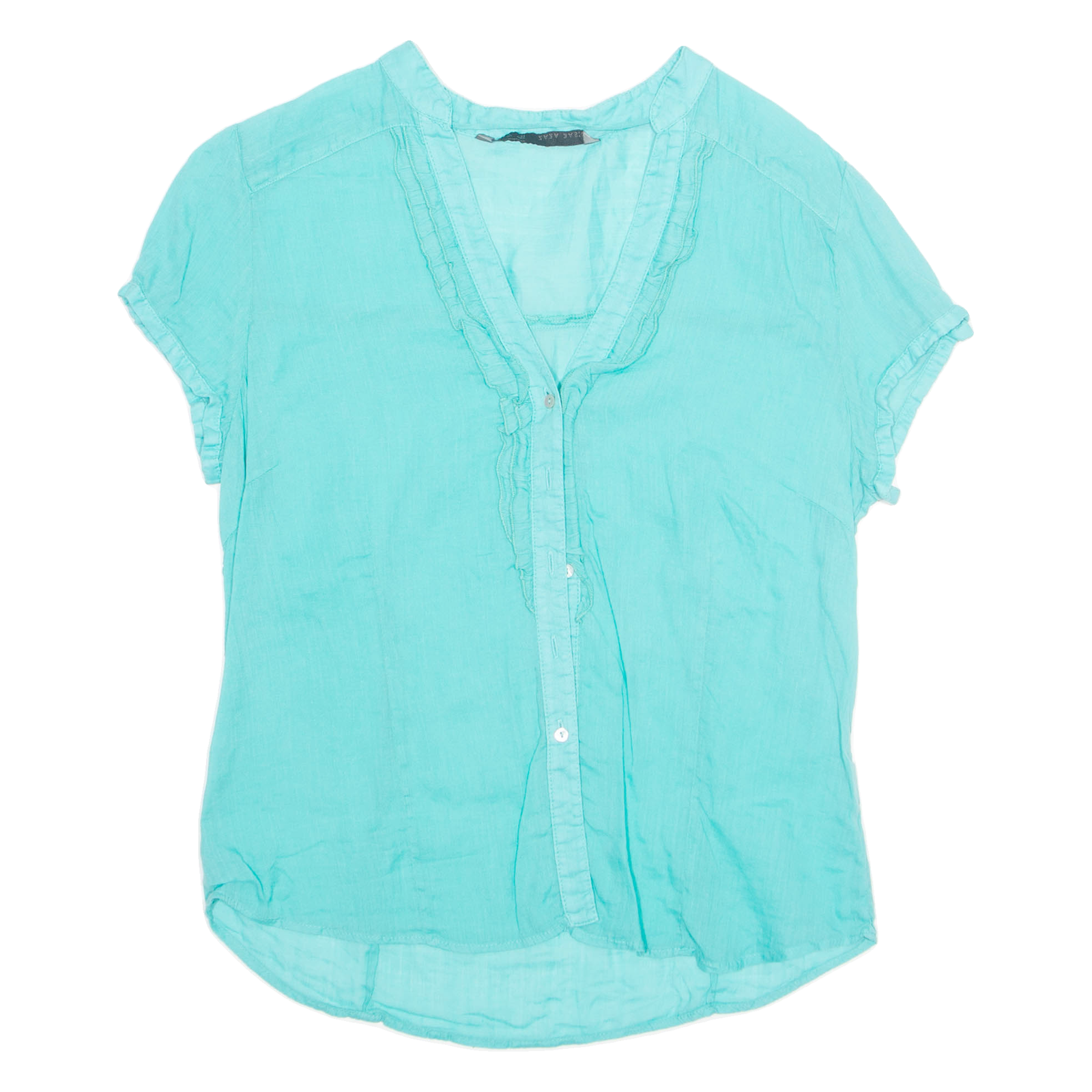 Buy ZARA Womens Blouse Blue V-Neck M Refurbished - $16.89 ZARA Womens Blouse Blue V-Neck M Refurbished - N/A refurbished available on Cerqular