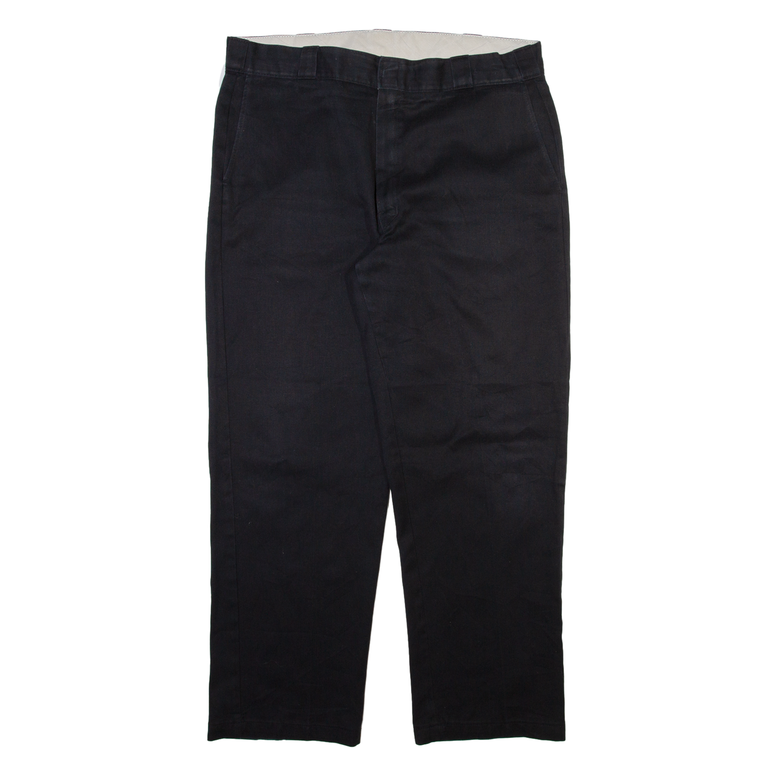 DICKIES Mens Trousers Black Regular Straight W36 L28 Refurbished - N/A refurbished available on Cerqular