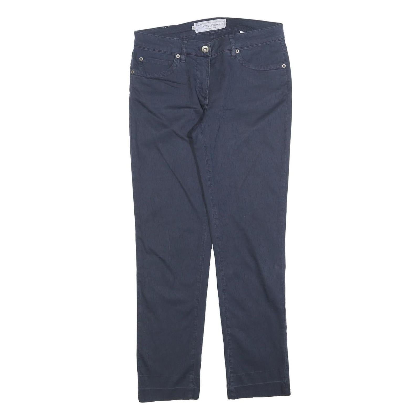 Buy HENRY COTTONS Womens Cotton Blend Navy Slim Slim Trousers W27 L28 Stylish Fit Refurbished - $23.39 HENRY COTTONS Womens Cotton Blend Navy Slim Slim Trousers W27 L28 Stylish Fit Refurbished - N/A refurbished available on Cerqular