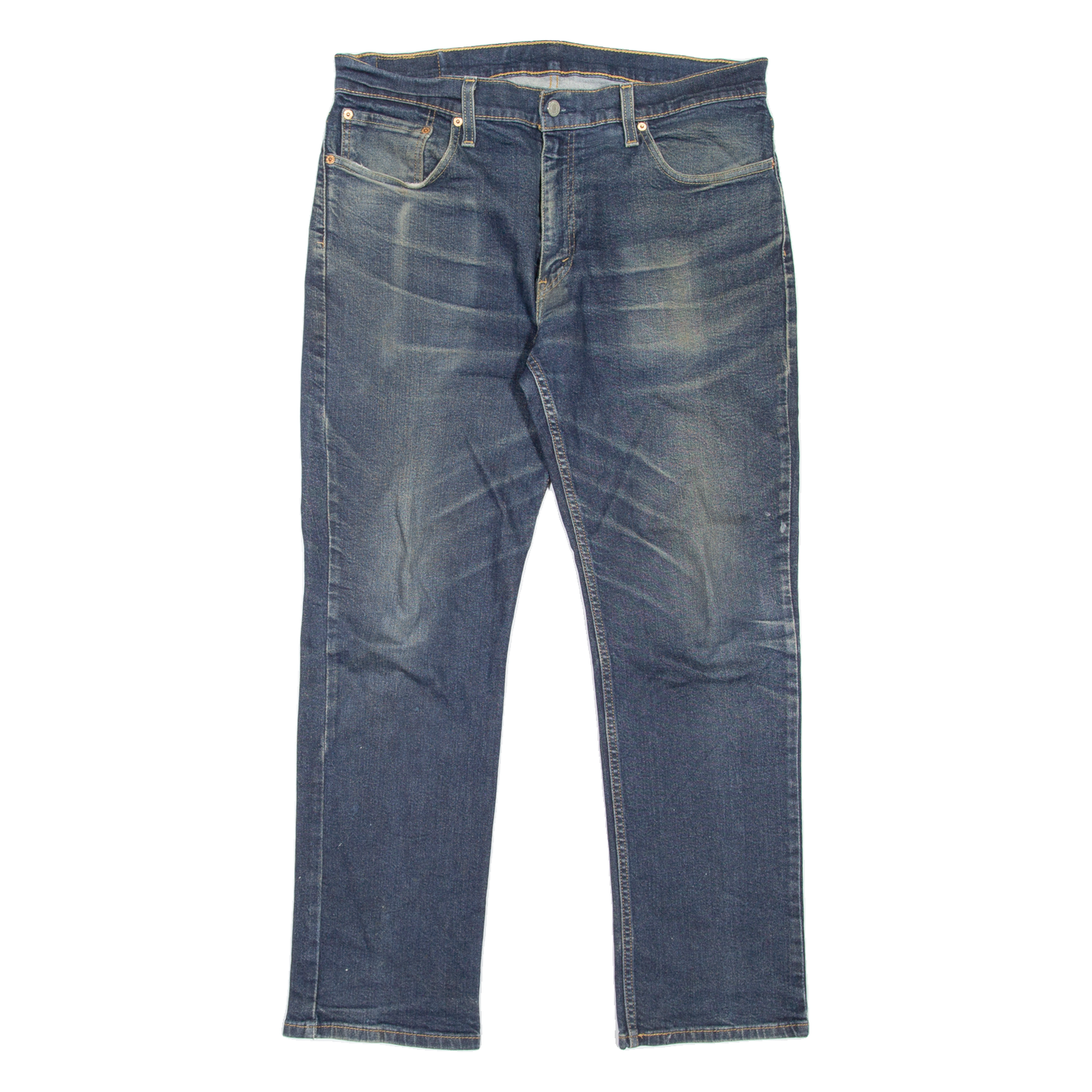 LEVI'S 514 Jeans Mens Blue Slim Straight Stone Wash W36 L30 Refurbished - N/A refurbished available on Cerqular