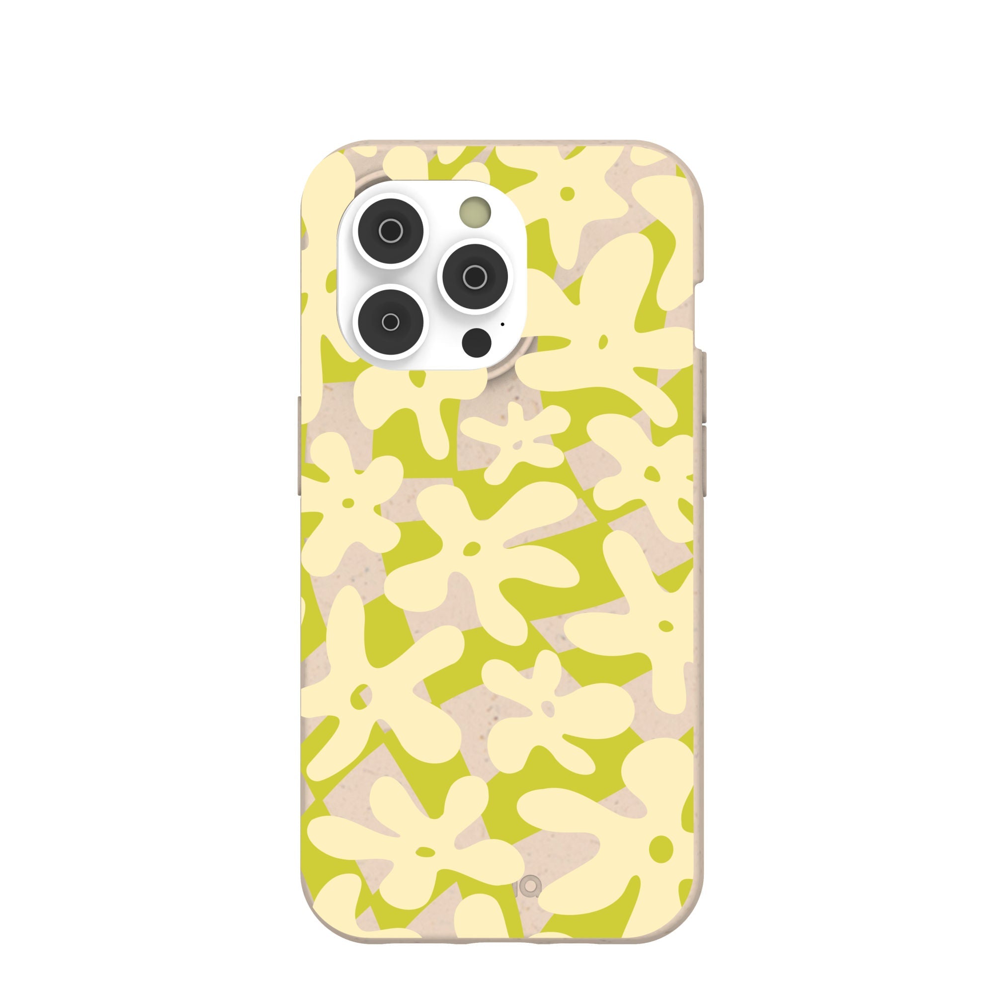 Seashell Floral Daze iPhone 14 Pro Case Refurbished - Pela Case refurbished available on Cerqular