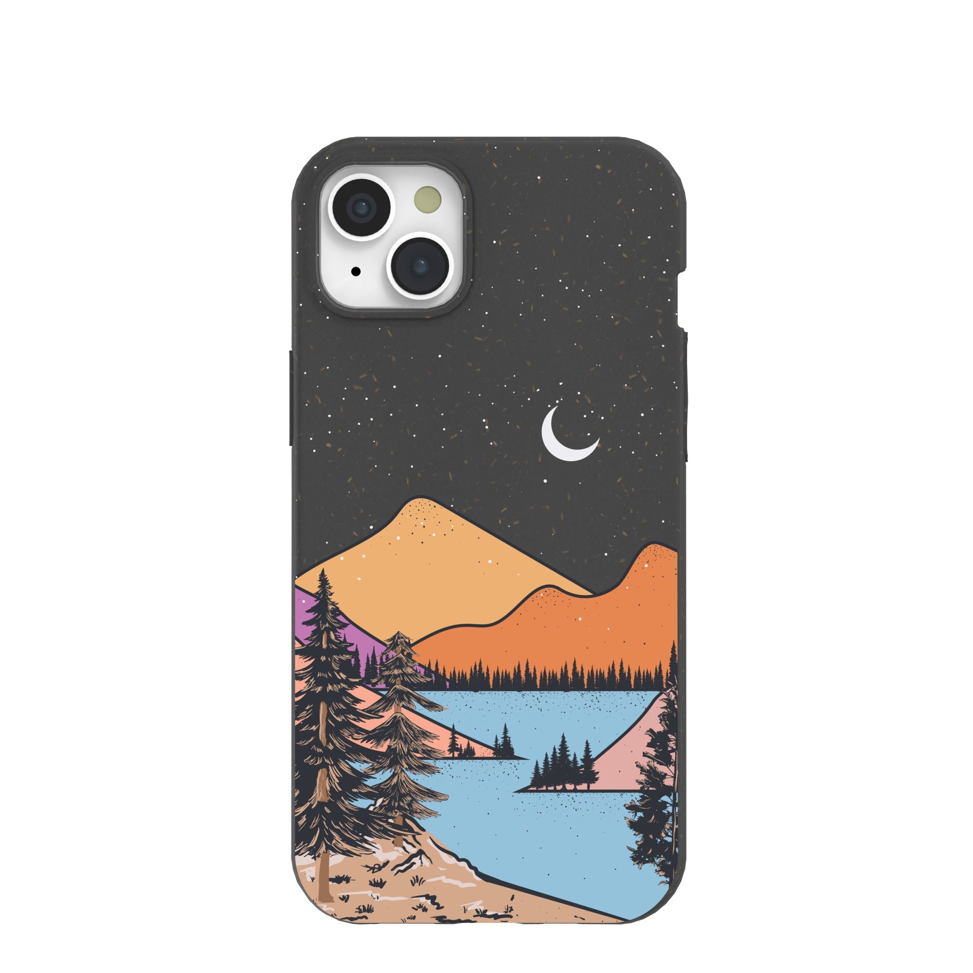 Black Night Trails iPhone 15 Plus Case Refurbished - Pela Case refurbished available on Cerqular