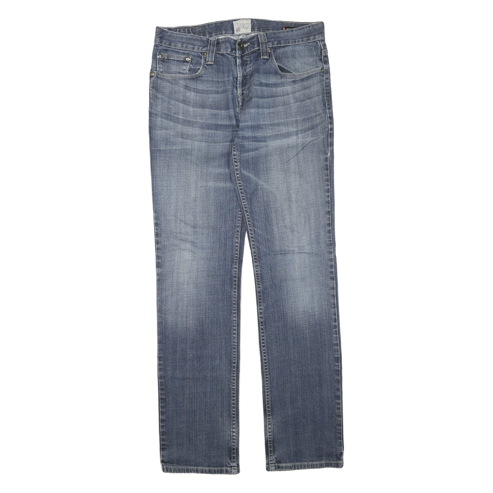 LEVI'S 511 Slim Womens Jeans Blue Regular Cotton Blend W32 L33 Classic Zip Refurbished - N/A refurbished available on Cerqular