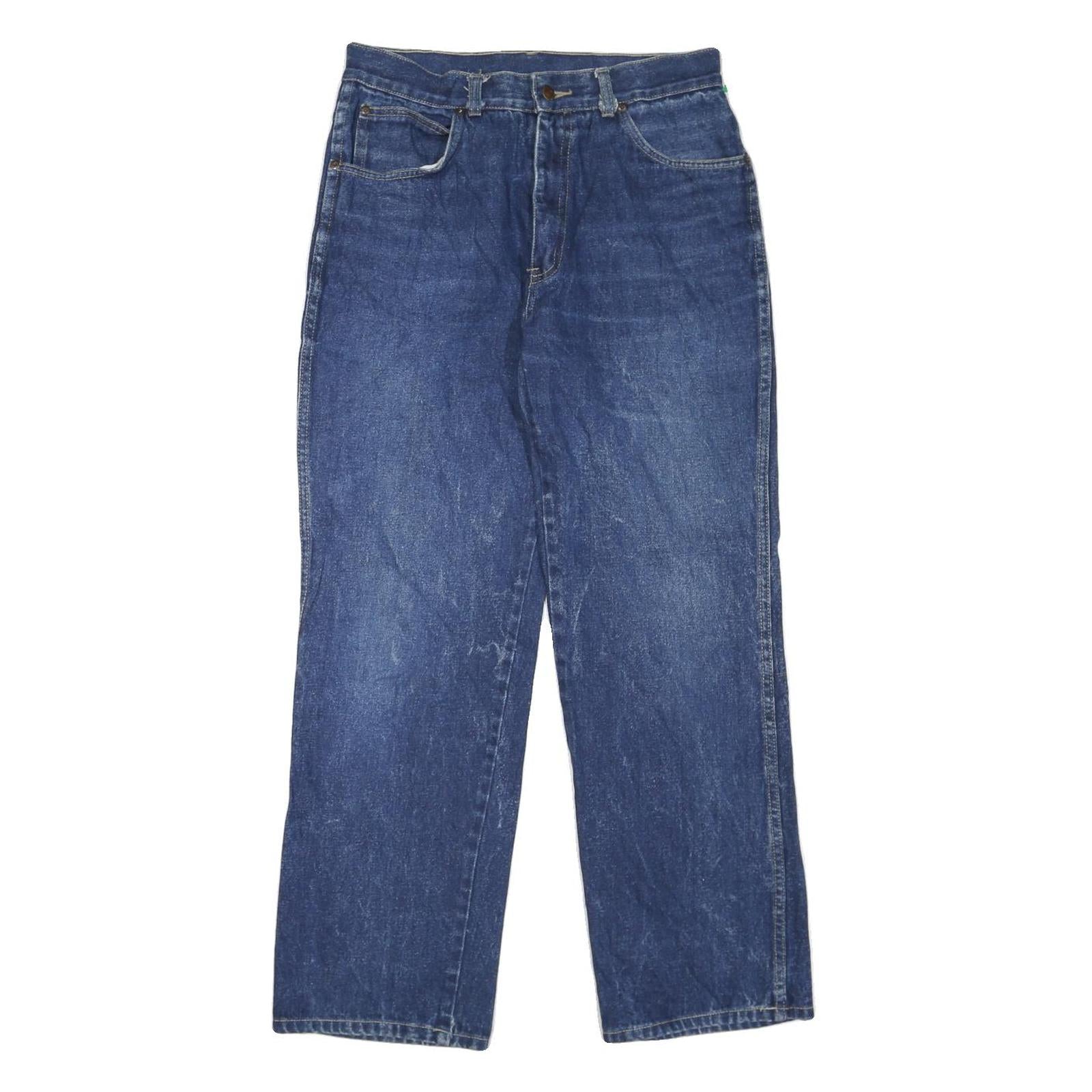 CALVIN KLEIN Mens Blue Regular Fit Denim Jeans W30 L30 Classic Zip Pocket Refurbished - N/A refurbished available on Cerqular