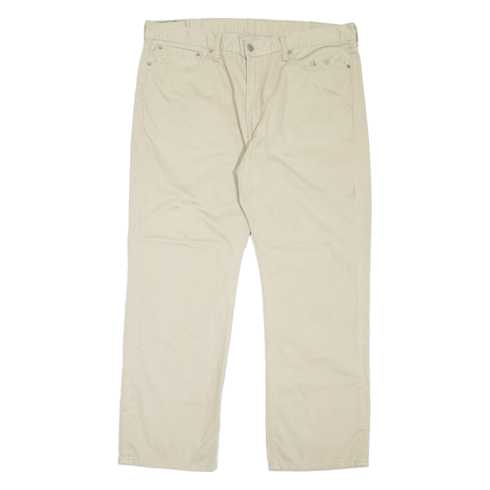 LEVI'S 514 Mens Trousers Beige Slim Straight W40 L30 Refurbished - N/A refurbished available on Cerqular
