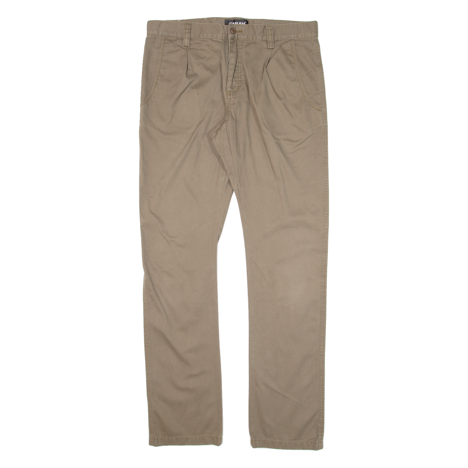 FARAH Womens Trousers Brown Slim Straight W32 L34 Refurbished - N/A refurbished available on Cerqular