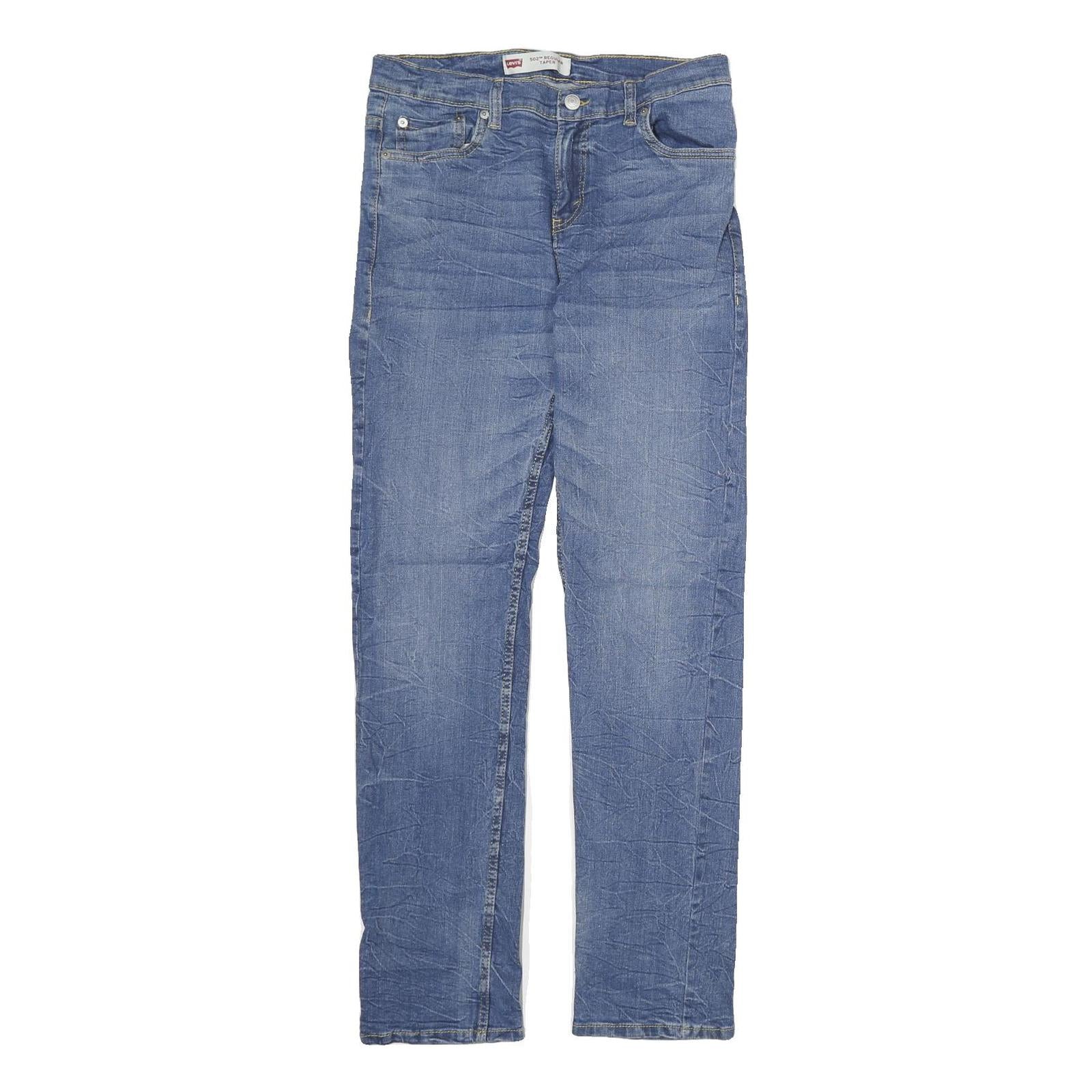 LEVI'S 502 Womens Jeans Blue Regular Straight Denim Medium W30 L32 Classic Fit Refurbished - N/A refurbished available on Cerqular