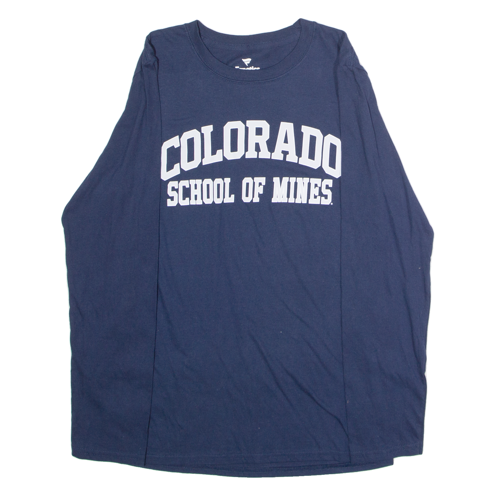 FANATICS Colorado School Of Mines Mens T-Shirt Blue Long Sleeve USA Crew Neck S Refurbished - N/A refurbished available on Cerqular