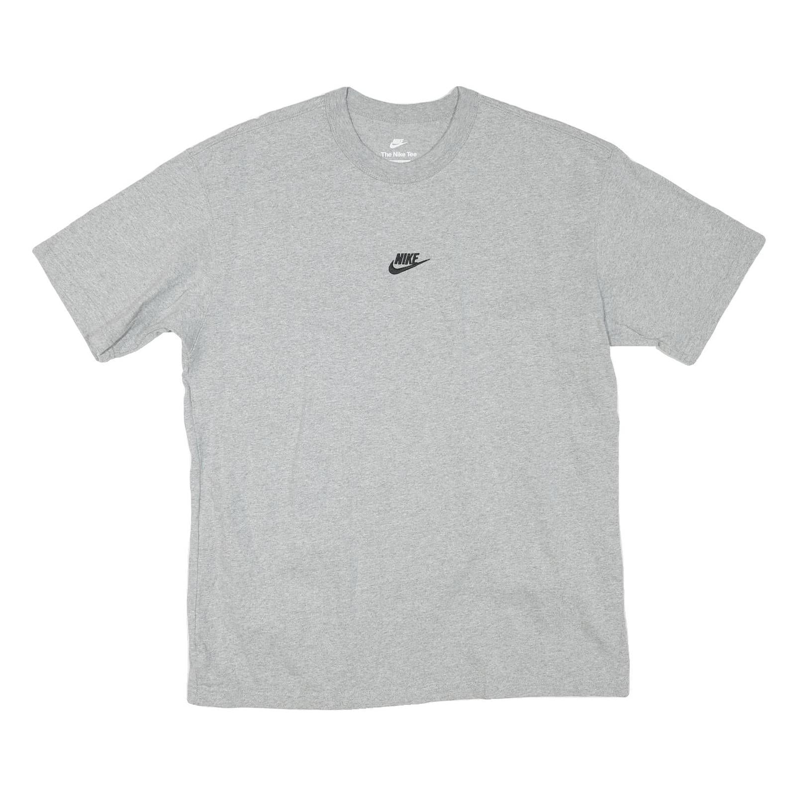 NIKE Mens Grey Crew Neck Short Sleeve Graphic T-Shirt M Classic Cotton Blend Refurbished - N/A refurbished available on Cerqular