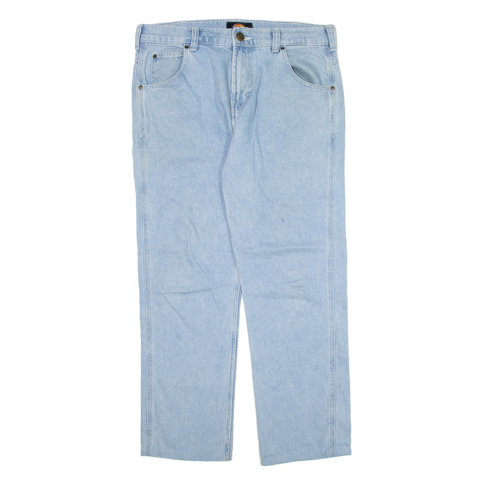 DICKIES Mens Jeans Blue Regular Straight W34 L27 Refurbished - N/A refurbished available on Cerqular