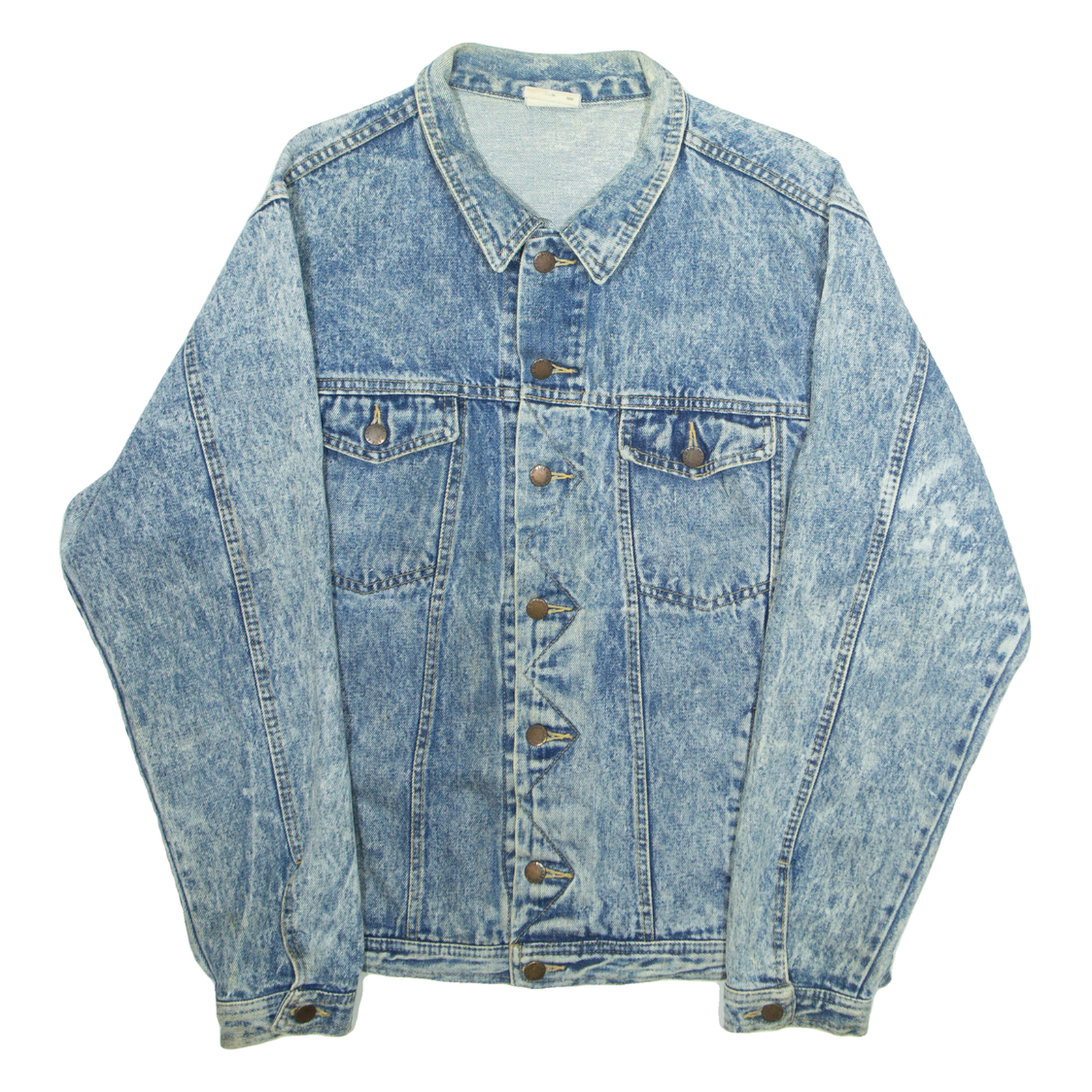 MADE IN THE SHADE Mens Denim Jacket Blue USA L Refurbished - N/A refurbished available on Cerqular