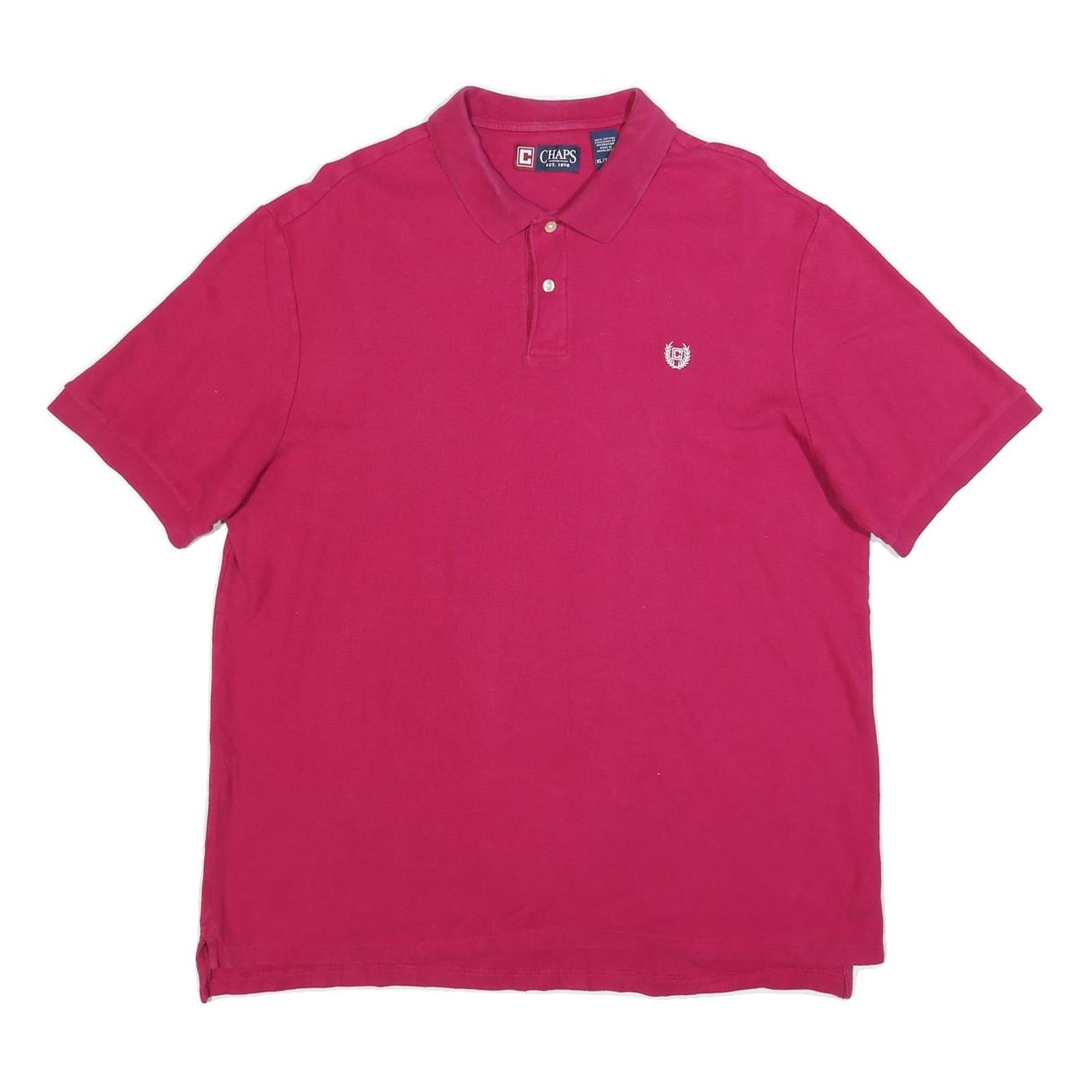Buy CHAPS Mens Red Short Sleeve Polo Shirt XL Cotton Blend Classic Fit Casual Refurbished - $24.69 CHAPS Mens Red Short Sleeve Polo Shirt XL Cotton Blend Classic Fit Casual Refurbished - N/A refurbished available on Cerqular