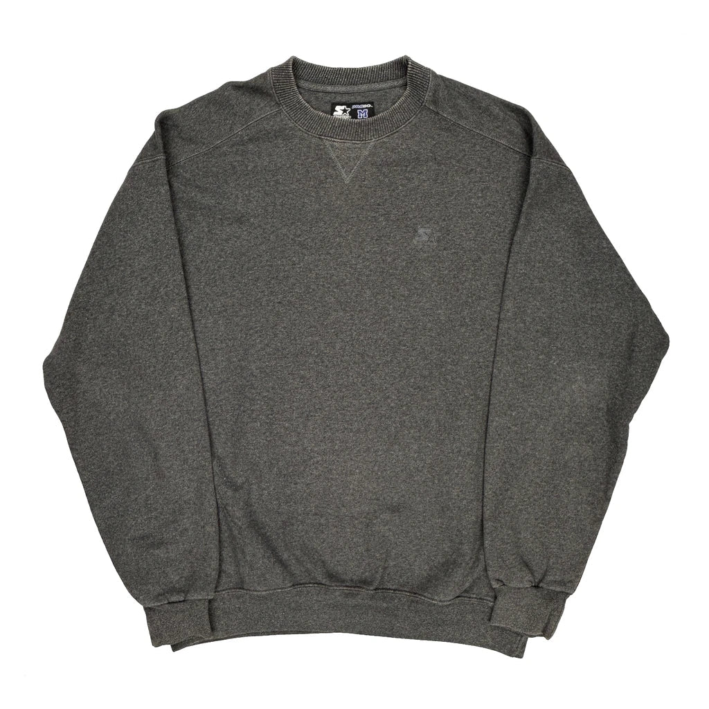 Buy Starter Sweatshirt - Medium Grey Cotton Blend Refurbished - $46.89 Starter Sweatshirt - Medium Grey Cotton Blend Refurbished - Thrifted (note: this is a term often used to describe second- refurbished available on Cerqular