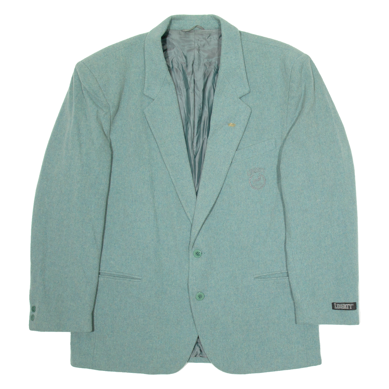 LIBERTY Mens Blazer Jacket Green L Refurbished - N/A refurbished available on Cerqular