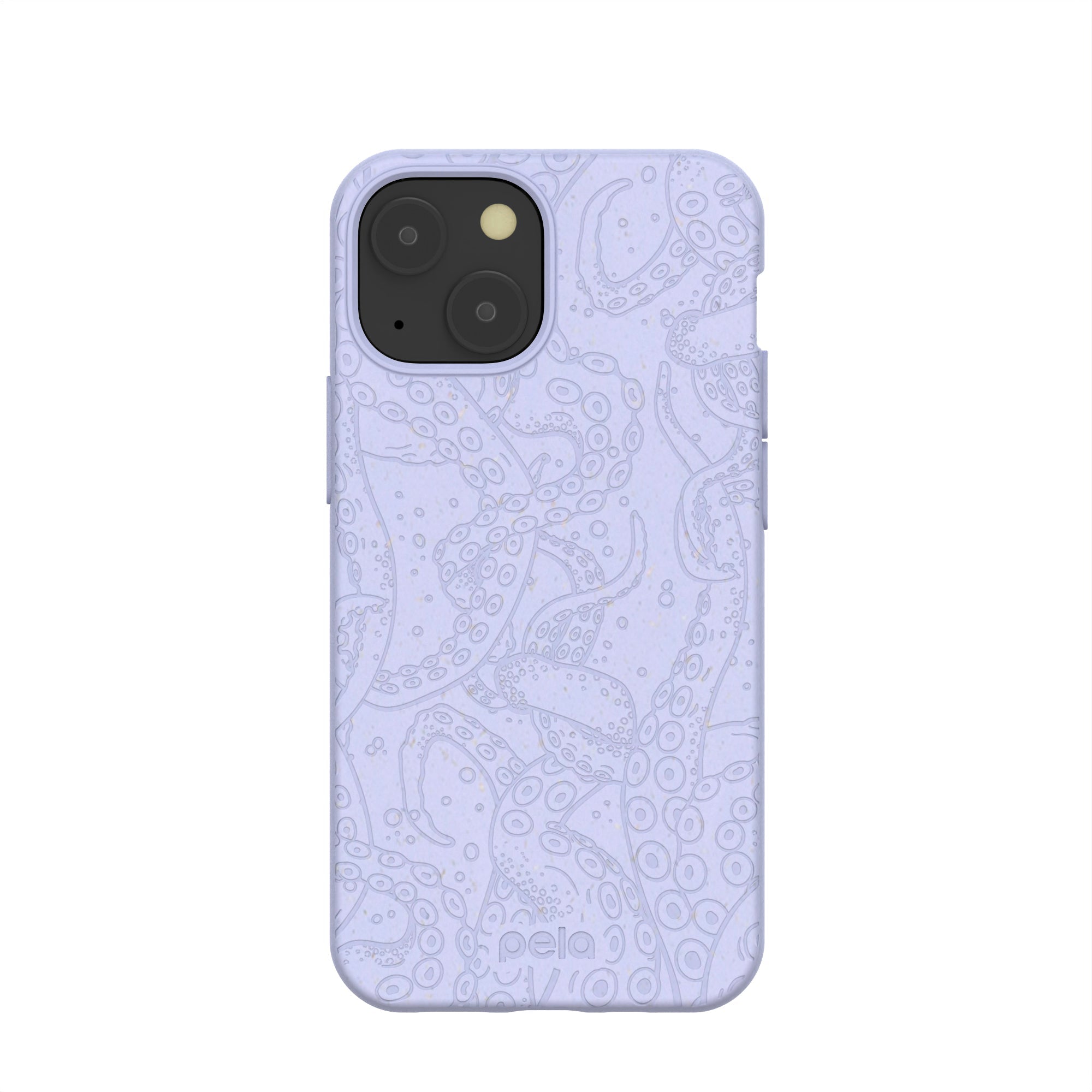 Lavender Sea Tentacles iPhone 13 Mini Case Refurbished - Pela Case refurbished available on Cerqular