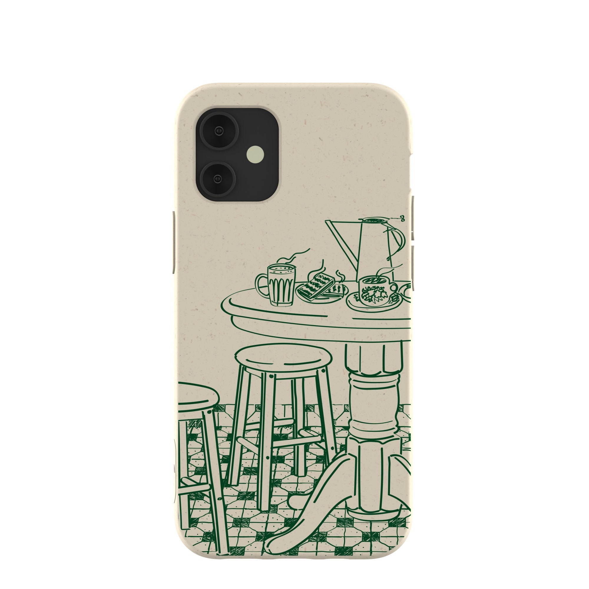 London Fog Brunch iPhone 12 Mini Case Refurbished - Pela Case refurbished available on Cerqular