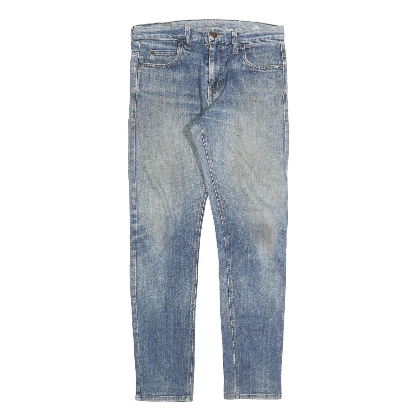 DICKIES Mens Slim Blue Denim Light Wash Jeans W30 L30 Zip Closure Casual Refurbished - N/A refurbished available on Cerqular