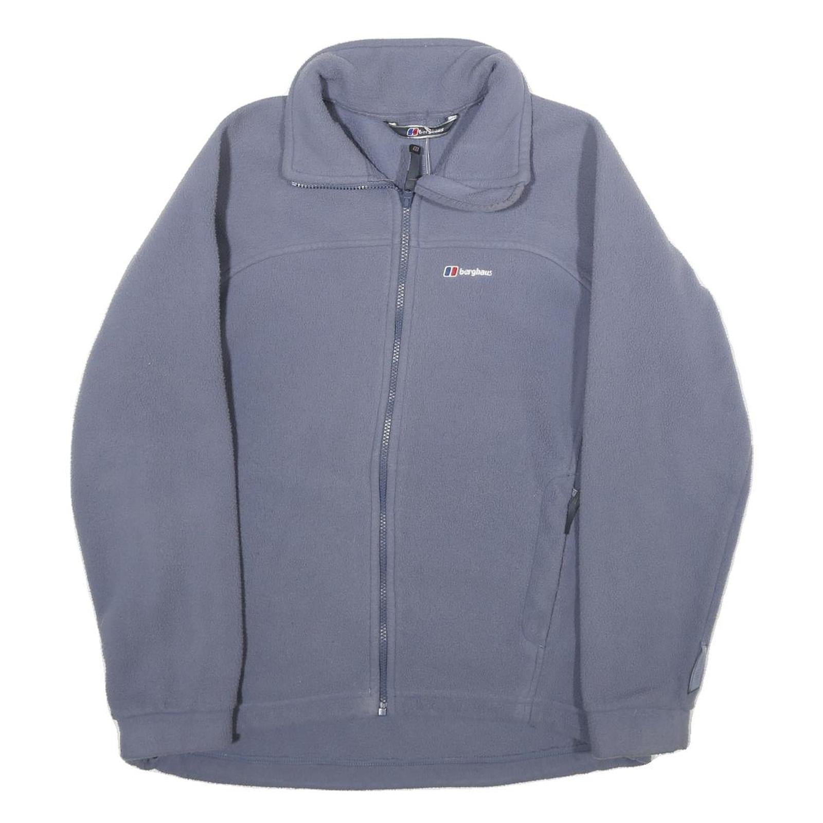 BERGHAUS Womens Blue Grey Zip Fleece Jacket XL Polyester Outdoor Casual Warm Refurbished - N/A refurbished available on Cerqular