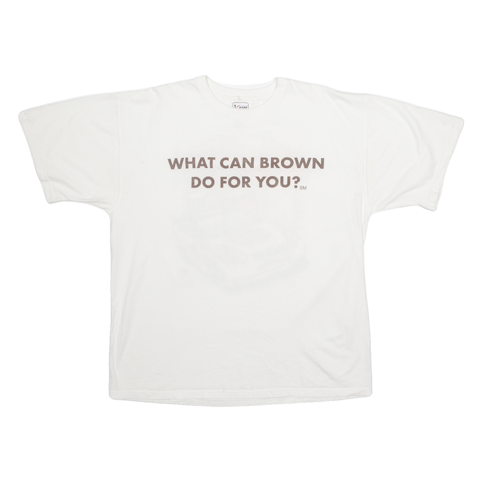 CHASE AUTHENTICS NASCAR What Can Brown Do For You? Tim Brown 44 Mens T-Shirt White USA XL Refurbished - N/A refurbished available on Cerqular
